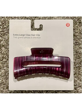Lululemon Extra Large Claw Hair Clip, NWT